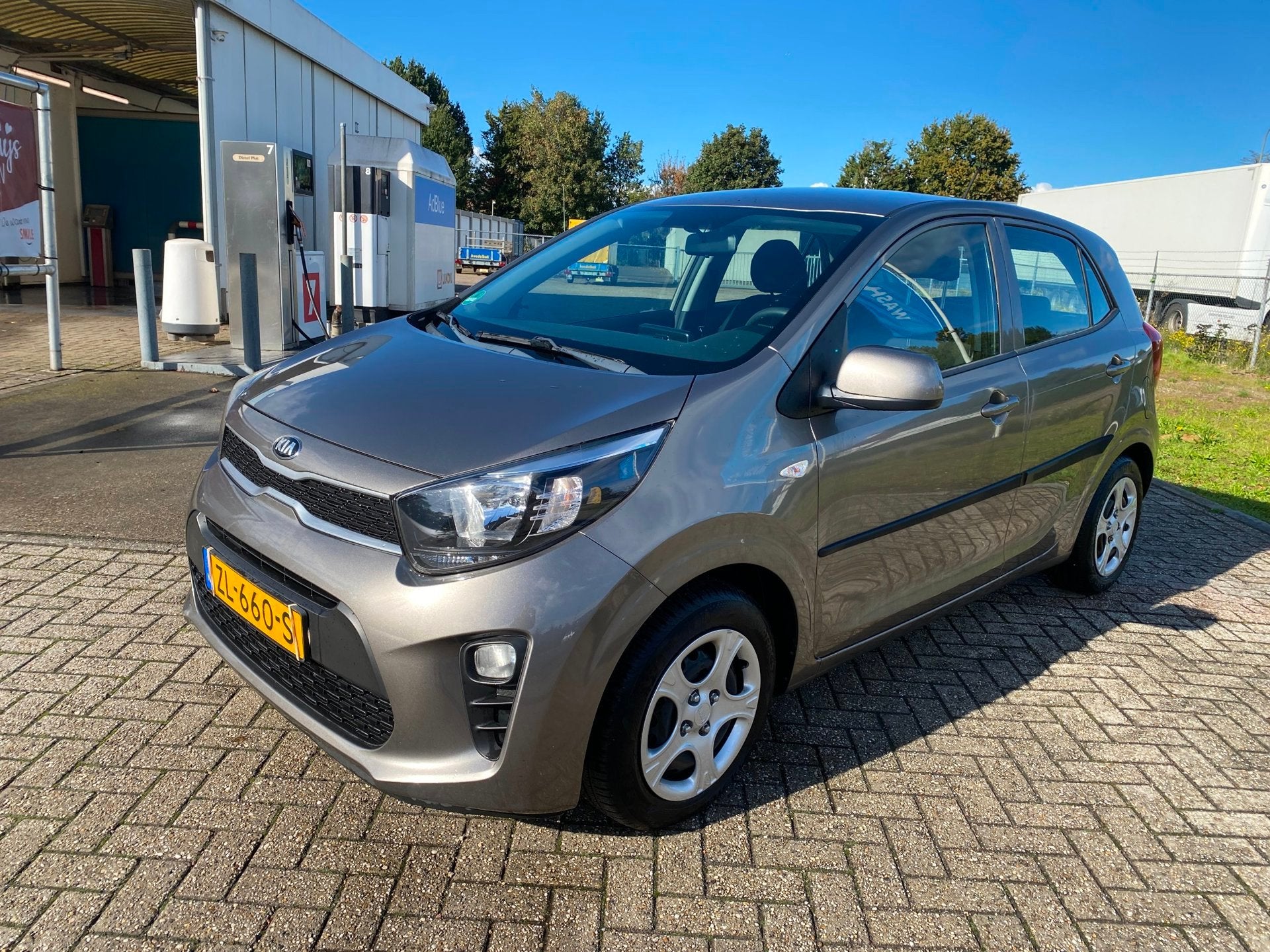 Kia Picanto 1.0 CVVT EconomyPlusLine, Voorwielaandrijving, Stof, Gebruikt, 4 stoelen