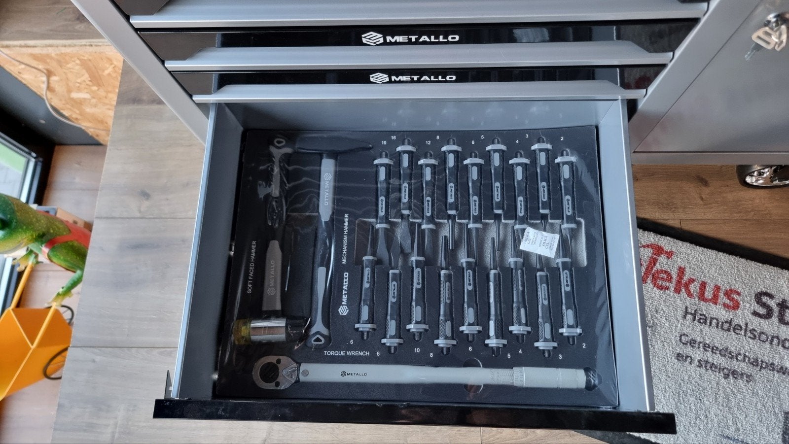 metallo gereedschapwagen 7 laden vol gereedschap, Ophalen of Verzenden, Nieuw
