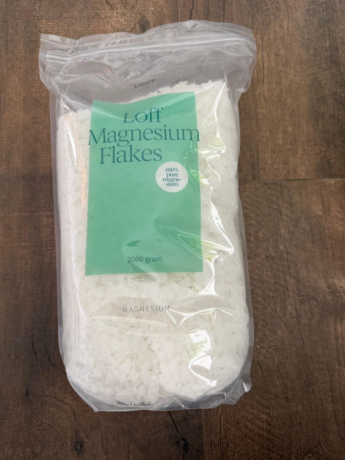 Loff Magnesium Flakes 3000 gram - 100% puur magnesium, Ophalen of Verzenden, Nieuw, Badproduct
