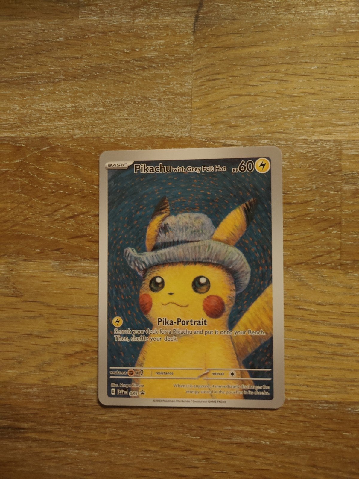 Pikachu van Gogh Museum kaart - Zo goed als nieuw, Ophalen of Verzenden