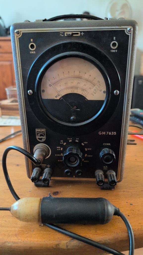 Philips GM7635 meter, Ophalen