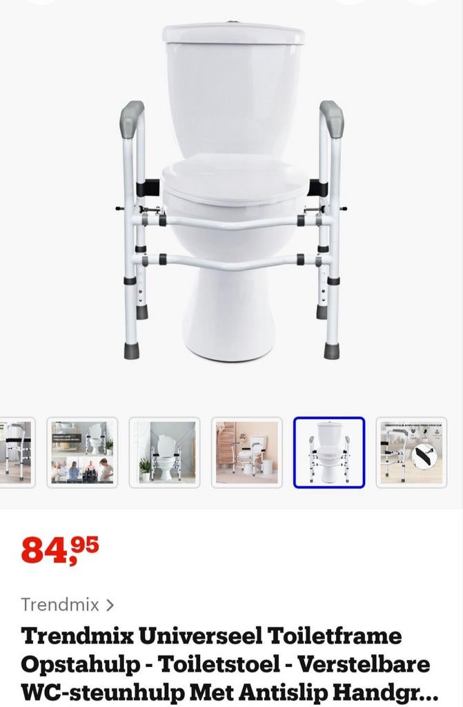 Toiletframe /opstahulp /40,-, Ophalen