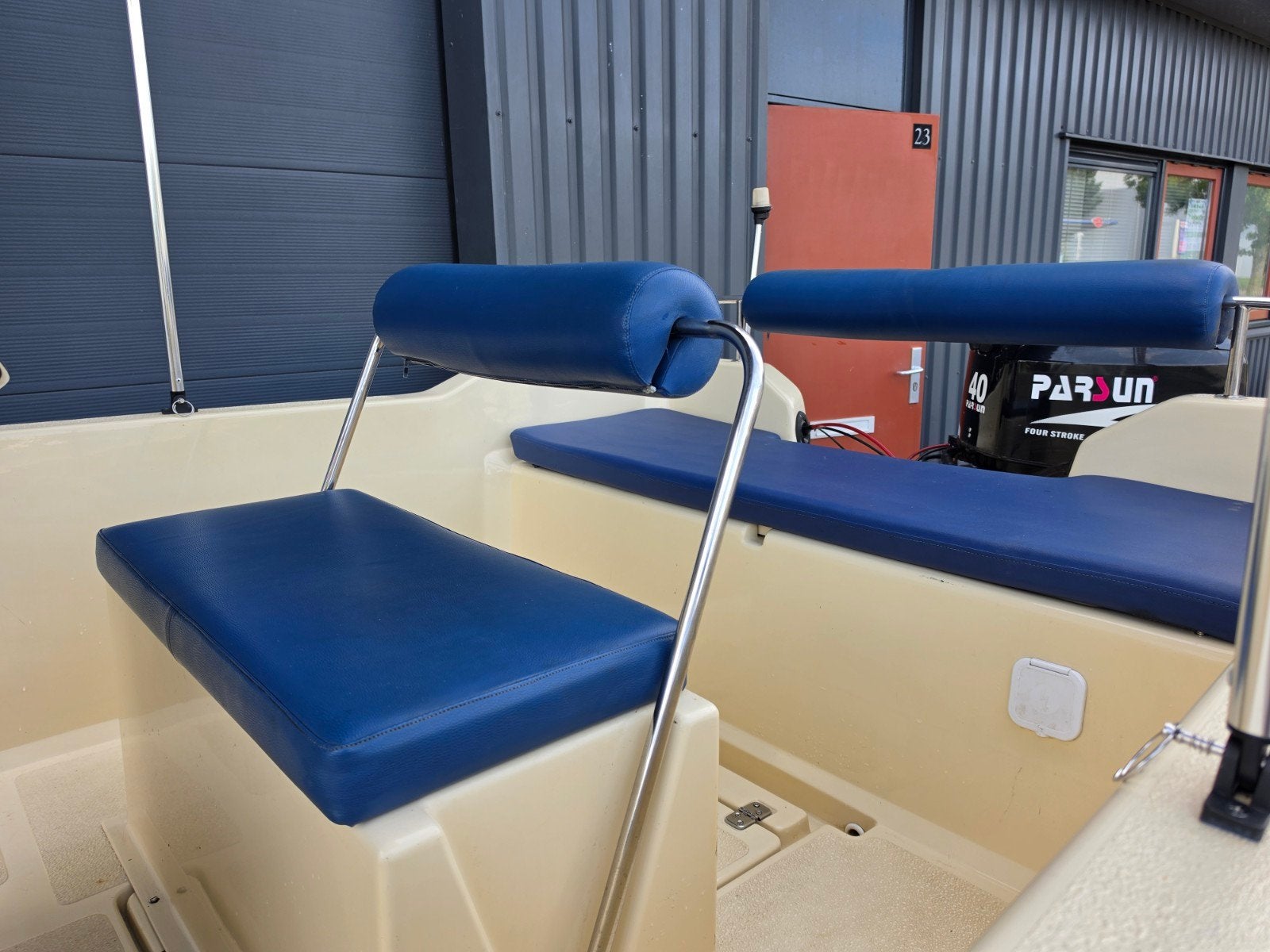Snelle Freedom 515 + Parsun 40PK *2019* Powertrim-Biminitop, Watersport en Boten, Ophalen of Verzenden, Elektrische start