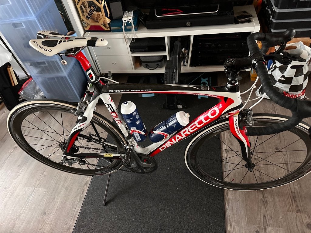 Pinarello FP Quattro rood/wit, Overige merken, 28 inch, Gebruikt, Velgrem