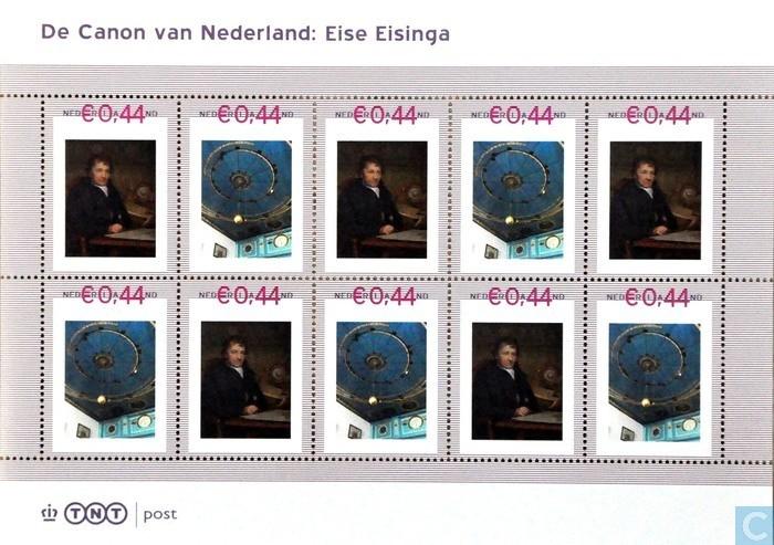 Postzegels Canon van Nederland: Eise Eisinga, Ophalen of Verzenden, Na 1940, Postfris