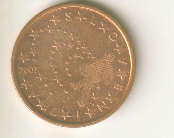 5 cent 2007 slovenija, Verzenden, Overige landen, 1 cent