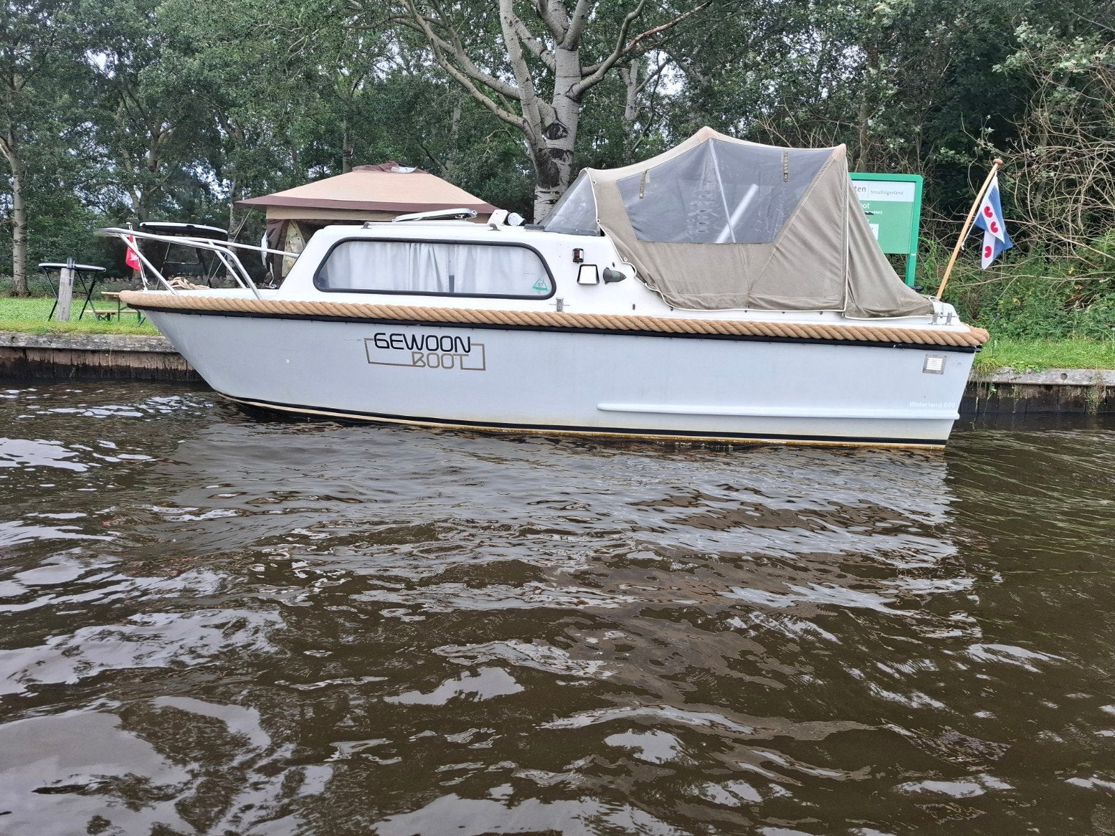 Waterland 6.00 inboart dies, Watersport en Boten, Ophalen of Verzenden, Waterland, Diesel