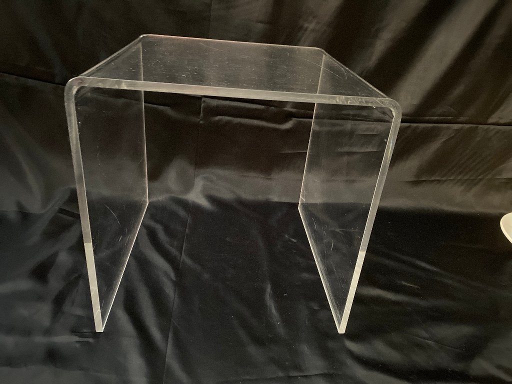 Retro/60s Plexiglas Acryl tafeltje Bijzettafel - Nr 1 Kleur, Huis en Inrichting, Tafels | Bijzettafels, Ophalen, Minder dan 45 cm