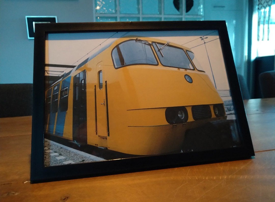Poster NS Sprinter 1e Model serie SGM 1, Verzamelen, Ophalen of Verzenden