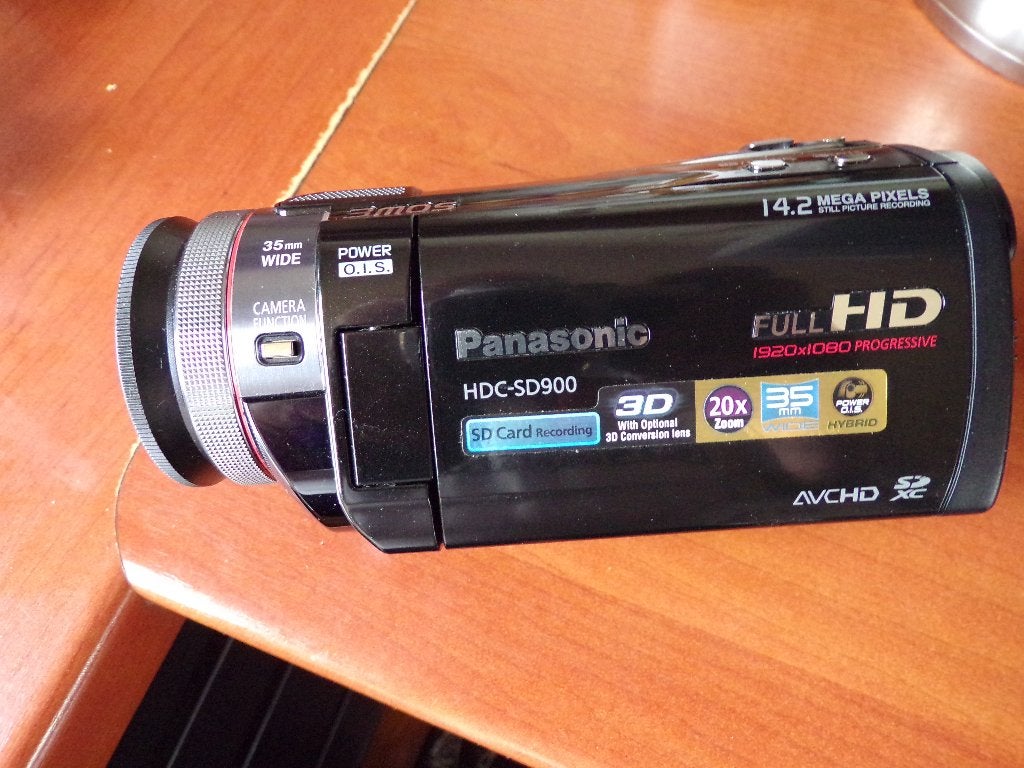 Panasonic HDC-SD900 Full HD videocamera, Panasonic, Full HD, 20x of meer, Ophalen of Verzenden