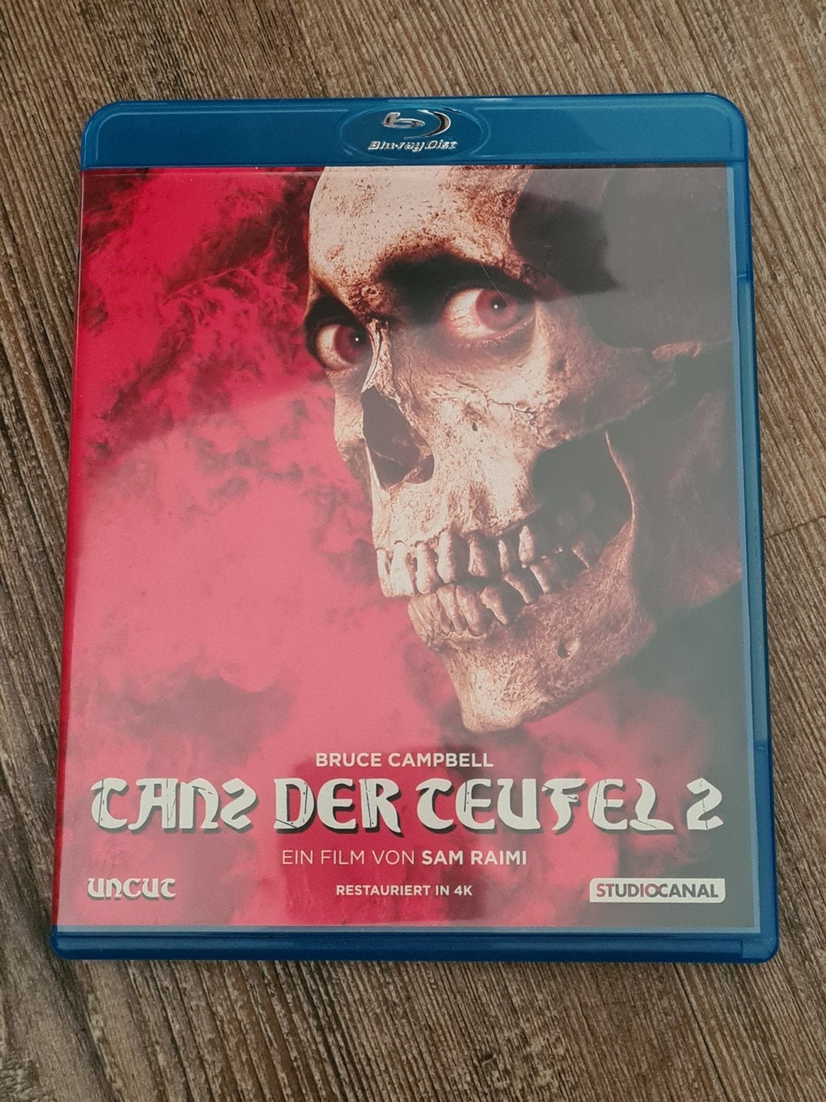 Evil Dead II - Uncut Blu-ray, Ophalen of Verzenden, Zo goed als nieuw, Horror