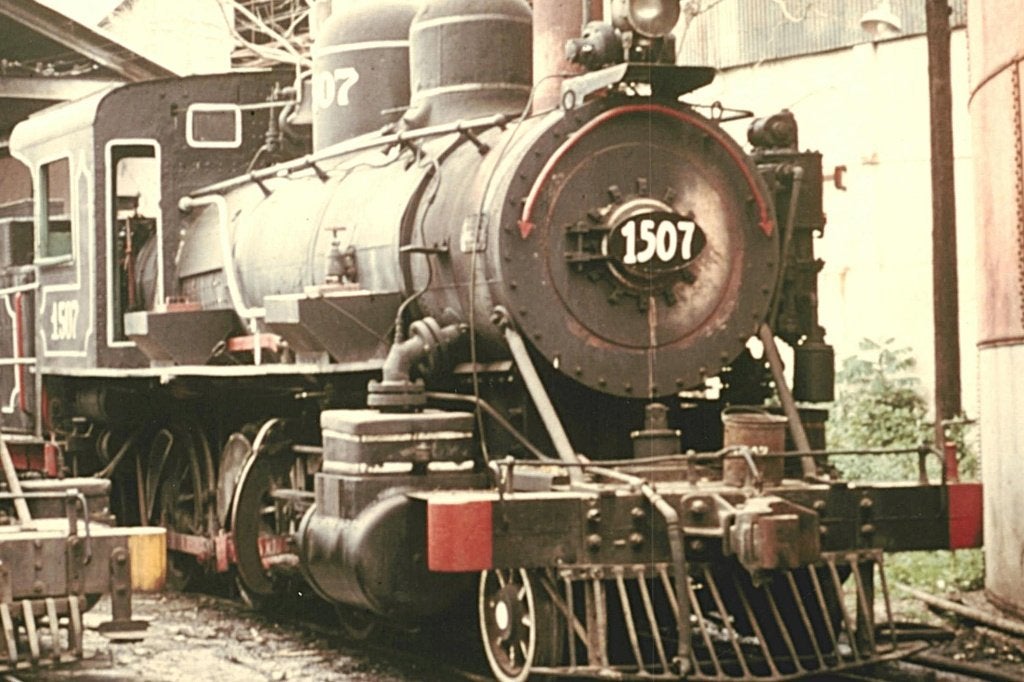 803021	Foto	Trein Zug	Locomotief Lokomotive	1507, Ophalen of Verzenden, Gebruikt, Trein, Kaart of Prent