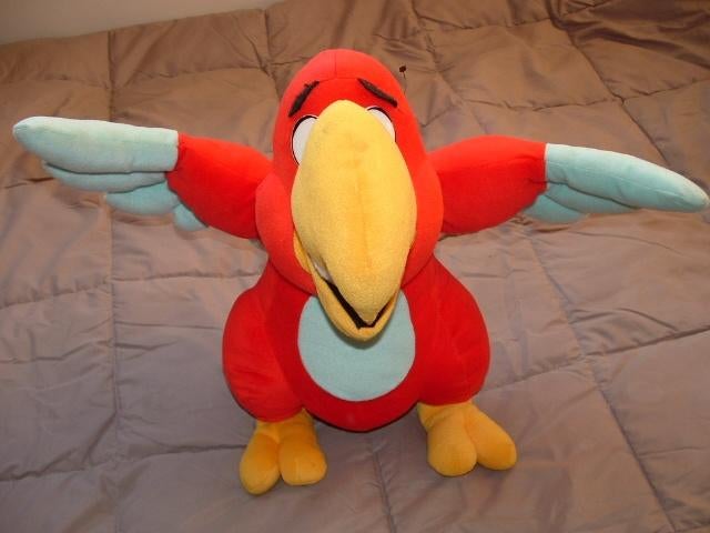 CROKY VOGEL PAPEGAAI GROOT MET GESPREIDE VLEUGELS, Ophalen of Verzenden, Nieuw, Overige typen