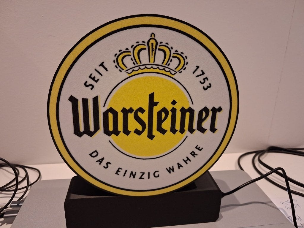 Lichtbak Warsteiner, Ophalen of Verzenden, Nieuw, Lichtbak of (neon) lamp