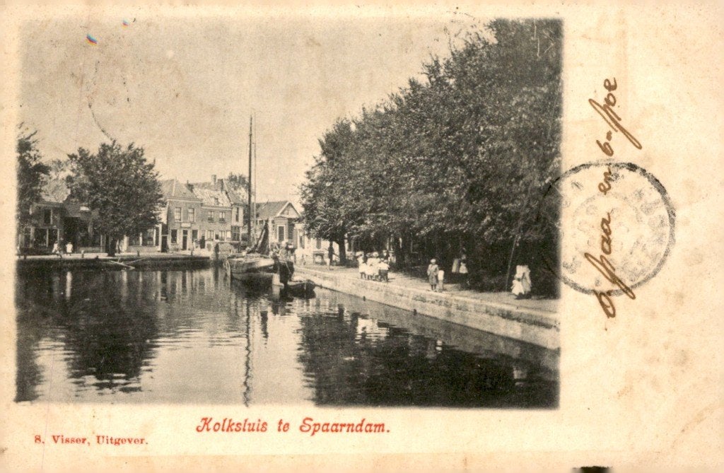Spaarndam Kolksluis # 901, Verzenden, Voor 1920, Gelopen, Noord-Holland