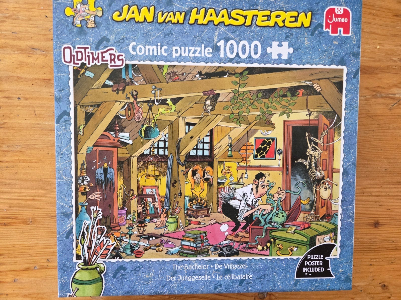 Jan van Haasteren 1000 stukjes, Ophalen, 500 t/m 1500 stukjes, Zo goed als nieuw