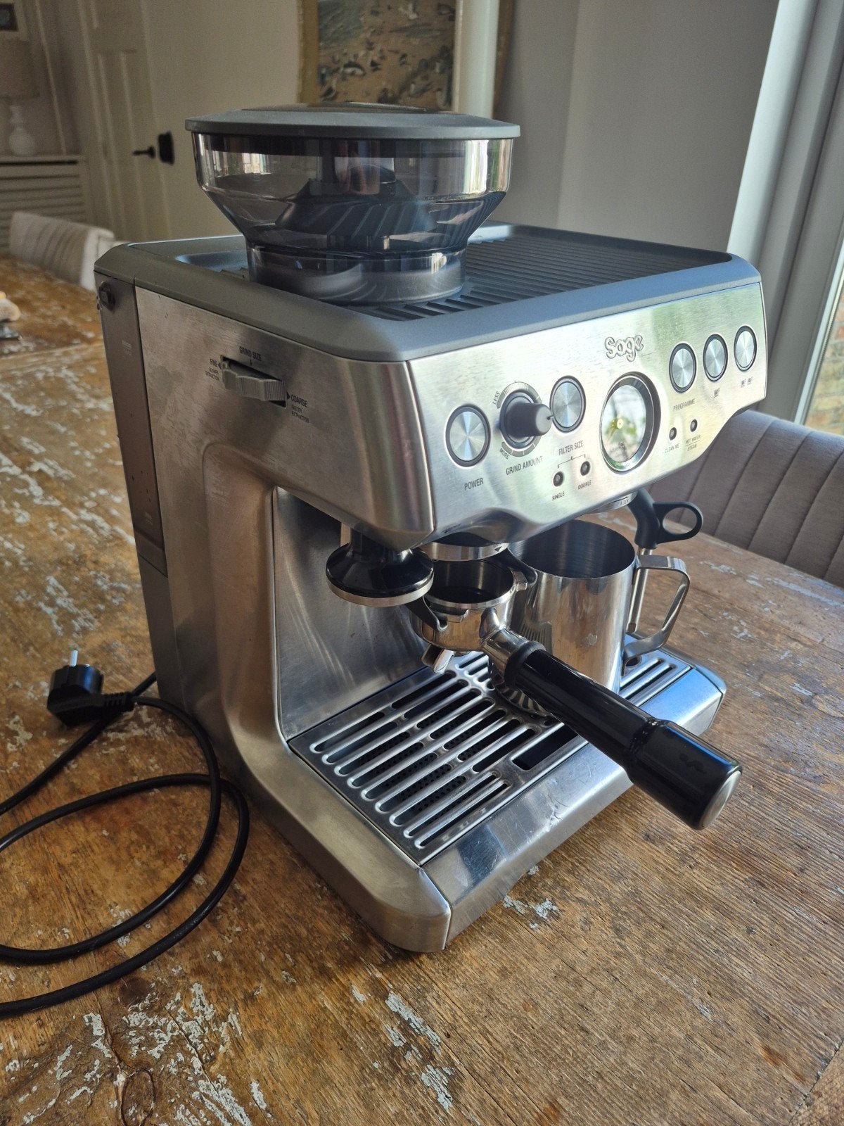Saga koffiezetapparaat voor de handige Harry, Witgoed en Apparatuur, Koffiezetapparaten, Ophalen, Gebruikt, Espresso apparaat