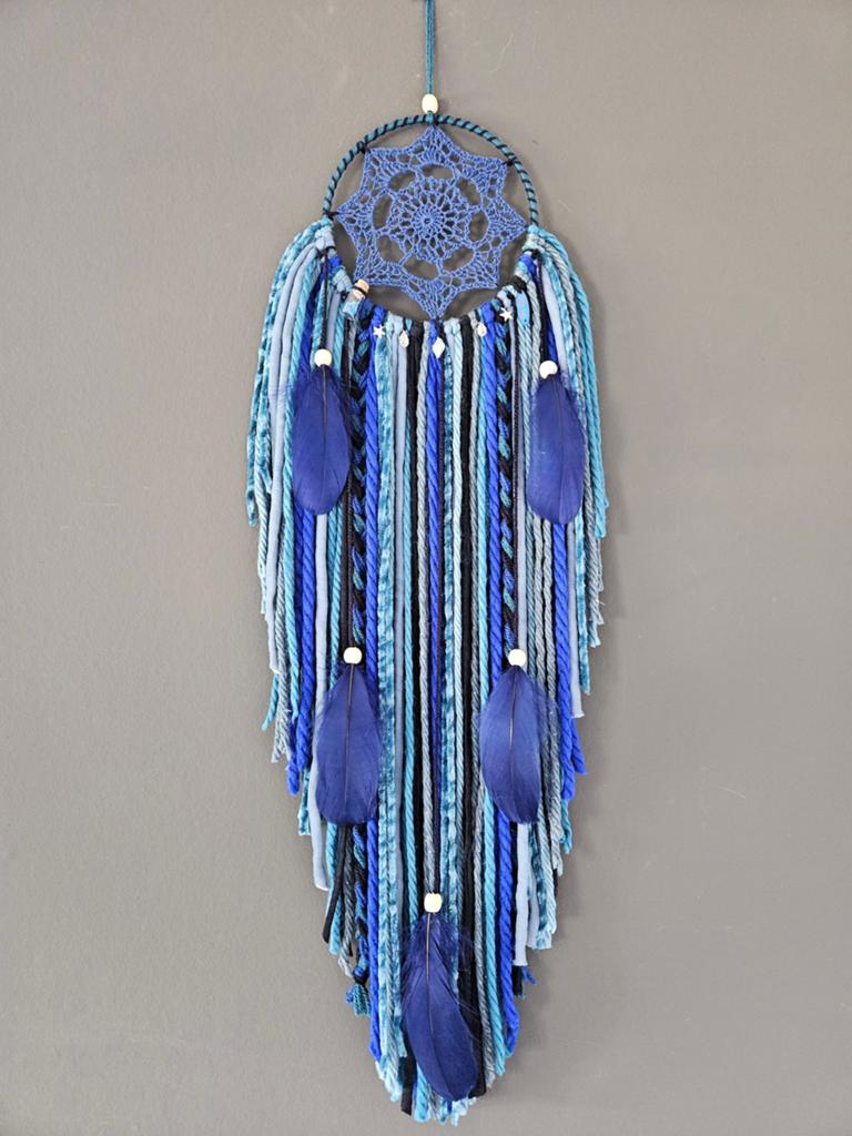 Dromenvanger navy blauw wandkleed bohemian boho decoratie, Huis en Inrichting, Woonaccessoires | Wanddecoraties, Ophalen of Verzenden