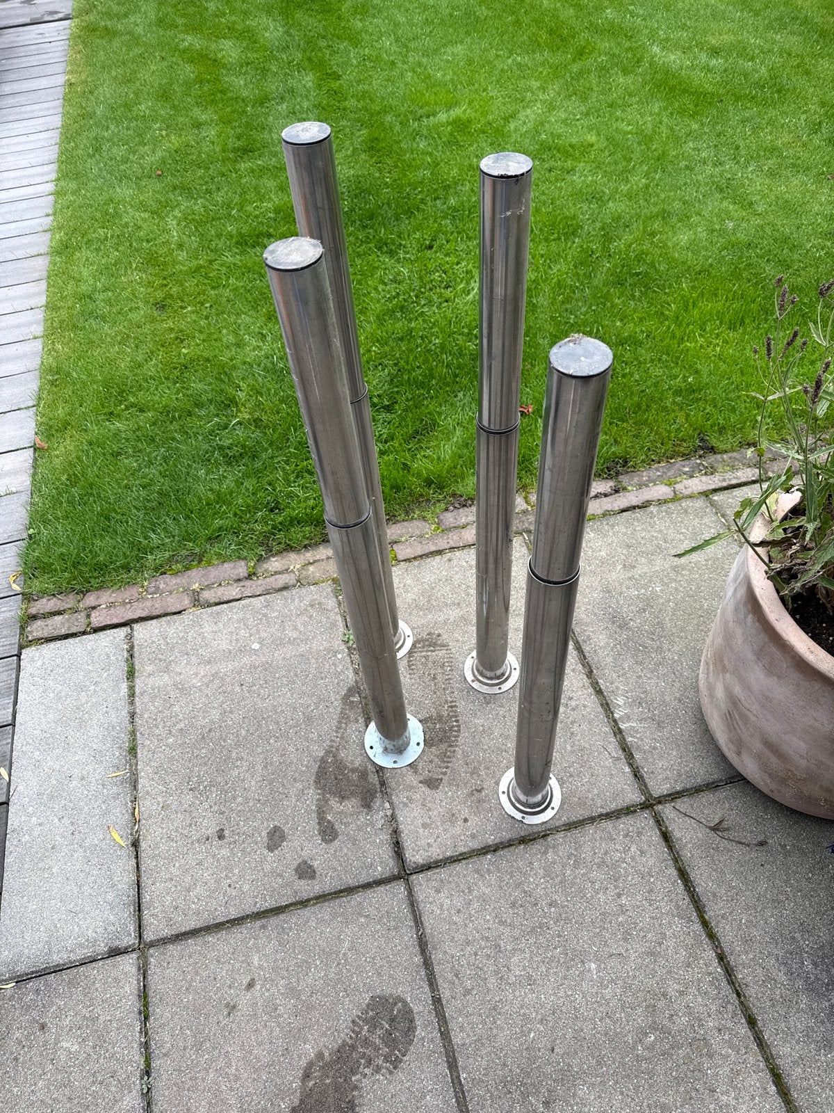 Tafelpoten in lengte verstelbaar, Huis en Inrichting, Ophalen, Minder dan 50 cm, Gebruikt, 50 tot 100 cm