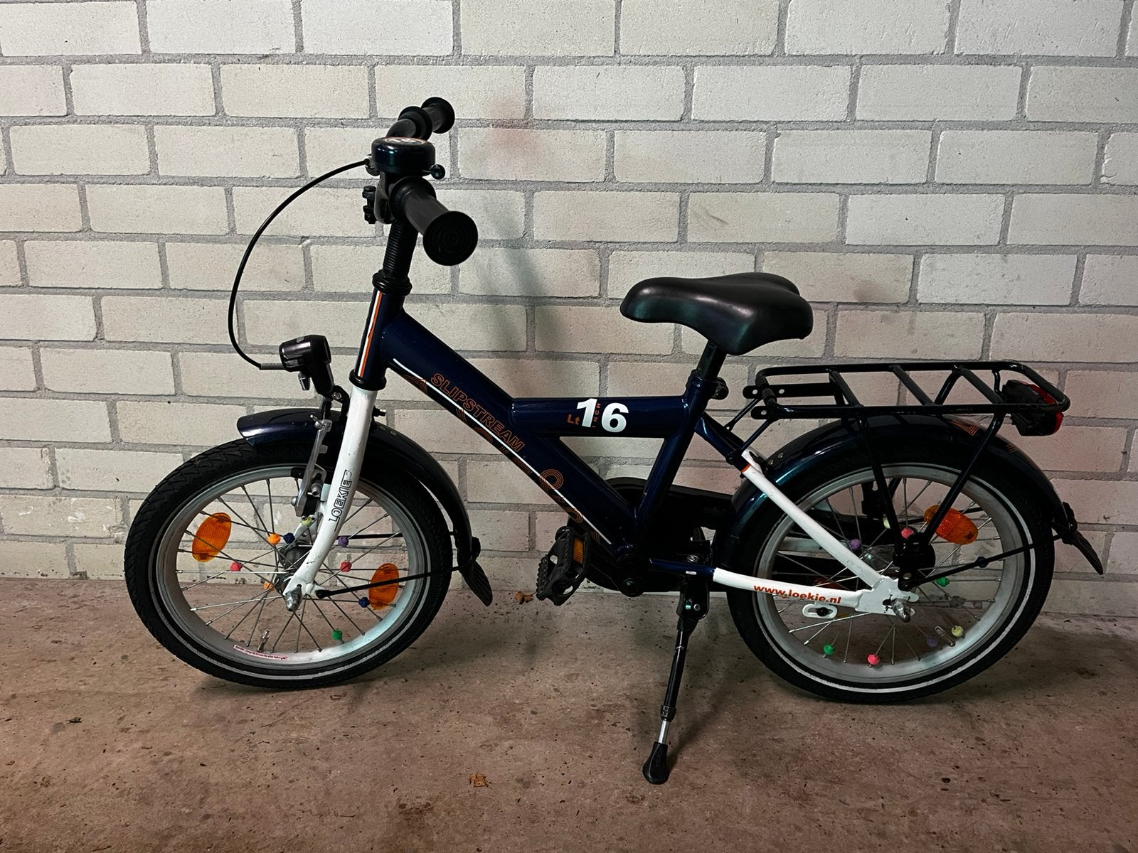 Loekie Slipstream 16 inch (donkerblauw), Ophalen, Zo goed als nieuw, 16 tot 20 inch
