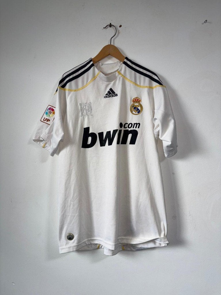 Origineel Real Madrid 2009-10 Thuis shirt - Maat S - 6/10, Wit, Ophalen of Verzenden, Adidas, Voetbal