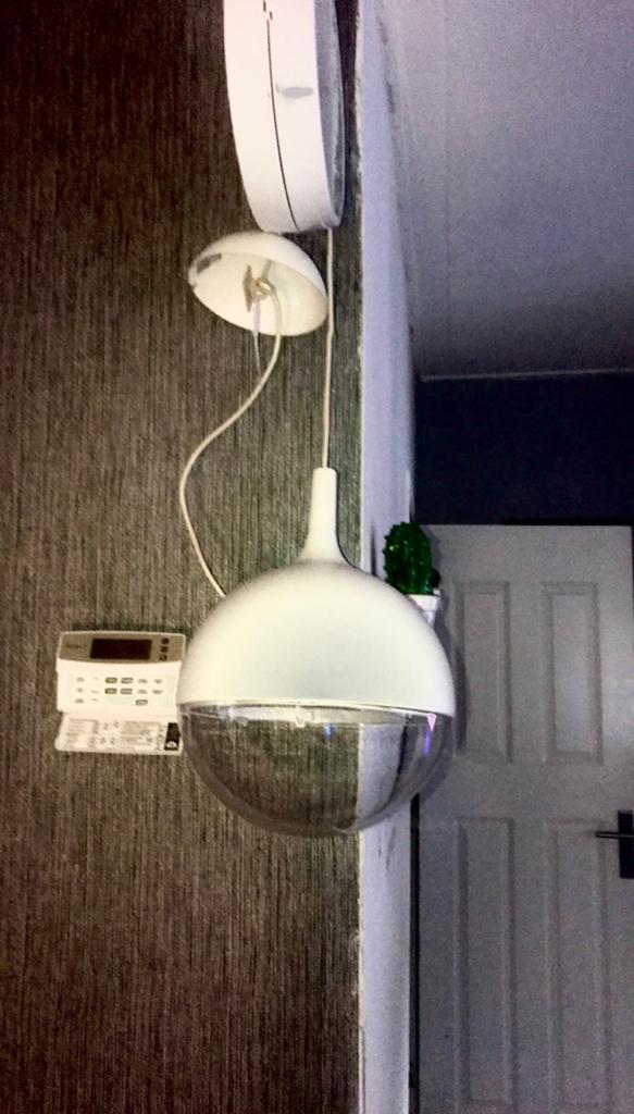 2 vintage IKEA Väster hanglampen Space Age uit ca 2000, Huis en Inrichting, Lampen | Hanglampen, Ophalen of Verzenden, Zo goed als nieuw
