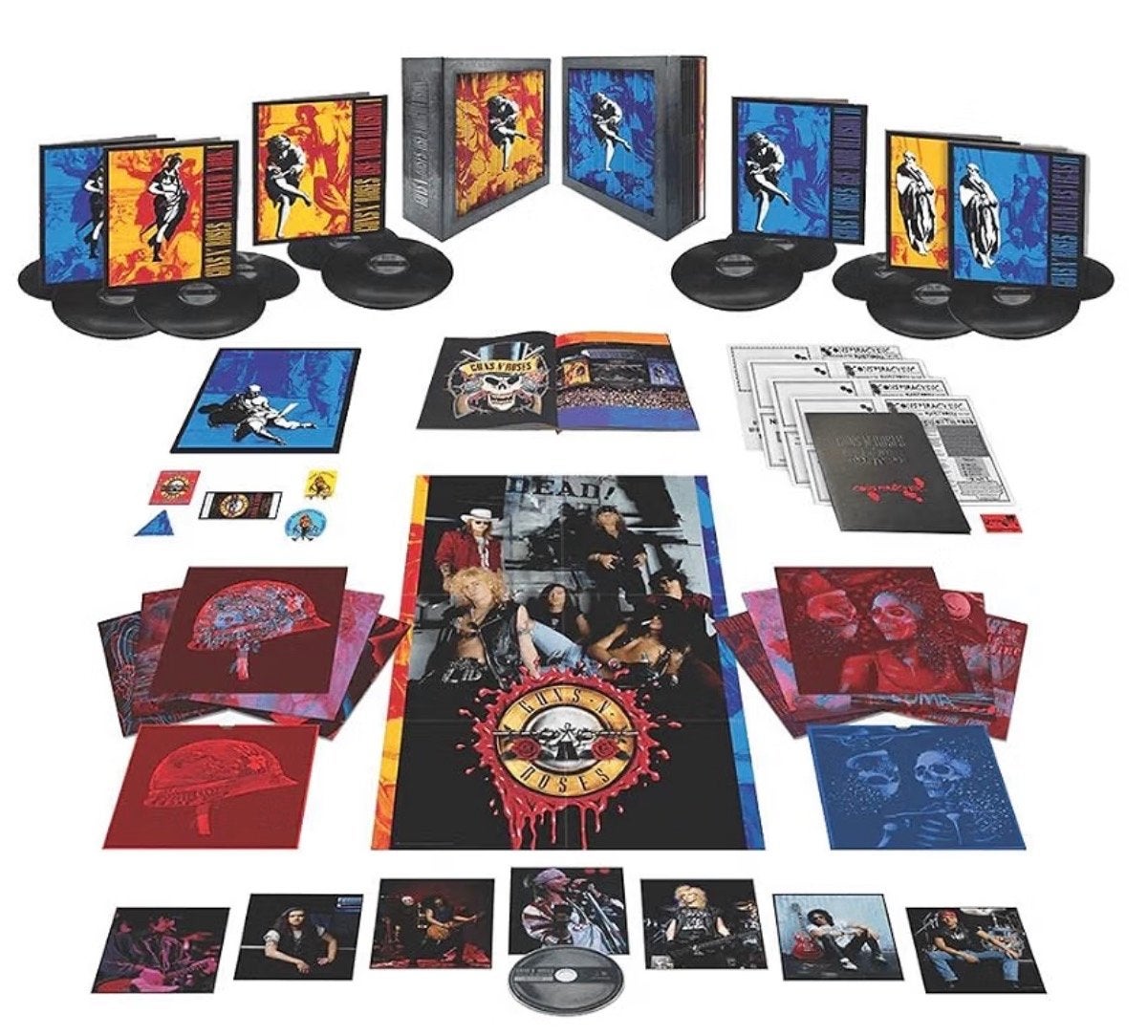 Guns N' Roses - Use Your Illusion I & II (Limited Edition Bo, Ophalen of Verzenden, Nieuw in verpakking, 12 inch, Boxset