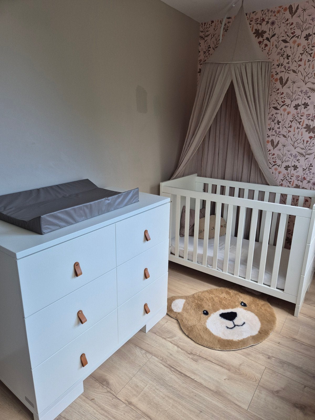 Interbaby Ledikant en Commode Set - Wit, Ophalen, Gebruikt, Ledikant