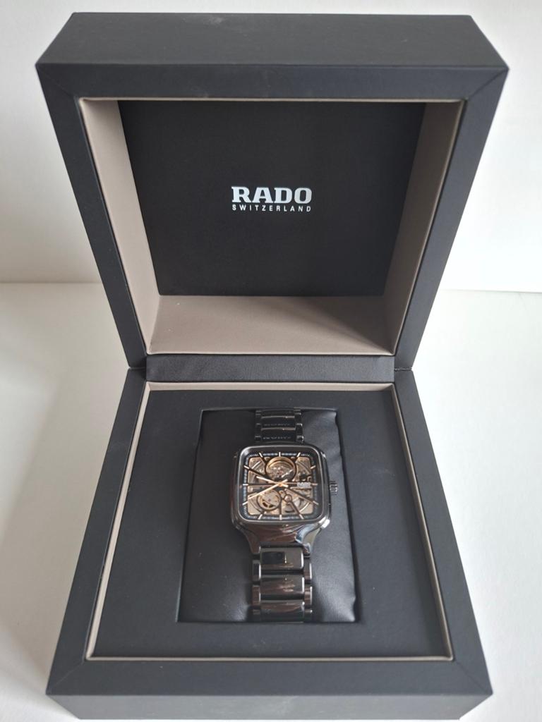 Rado True Square Open heart automatisch horloge, Overige merken, Overige materialen, Polshorloge, Overige materialen
