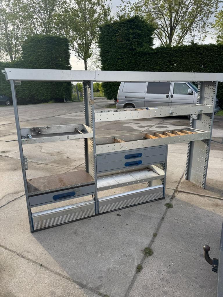 Opberging stelling rek auto, Ophalen
