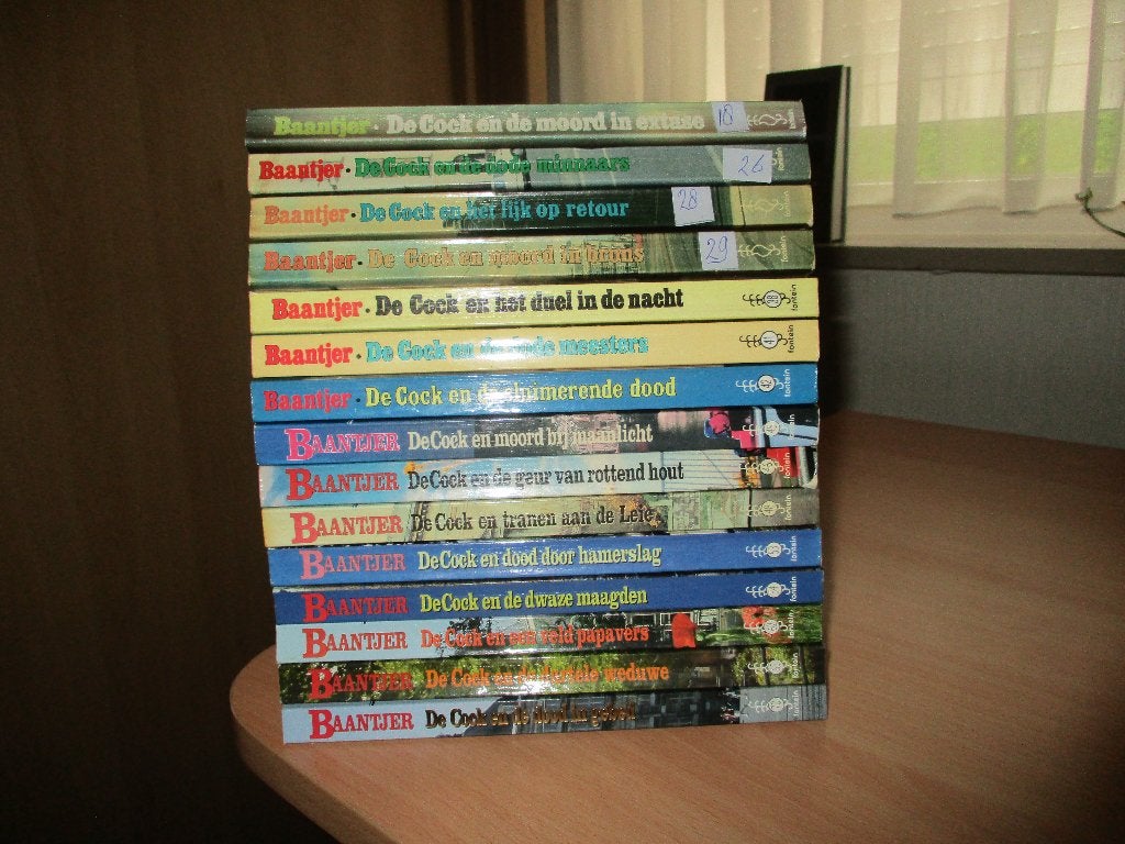 BAANTJER DECOCK BOEKEN, Boeken, Detectives, Ophalen of Verzenden, Zo goed als nieuw, DE FONTEIN