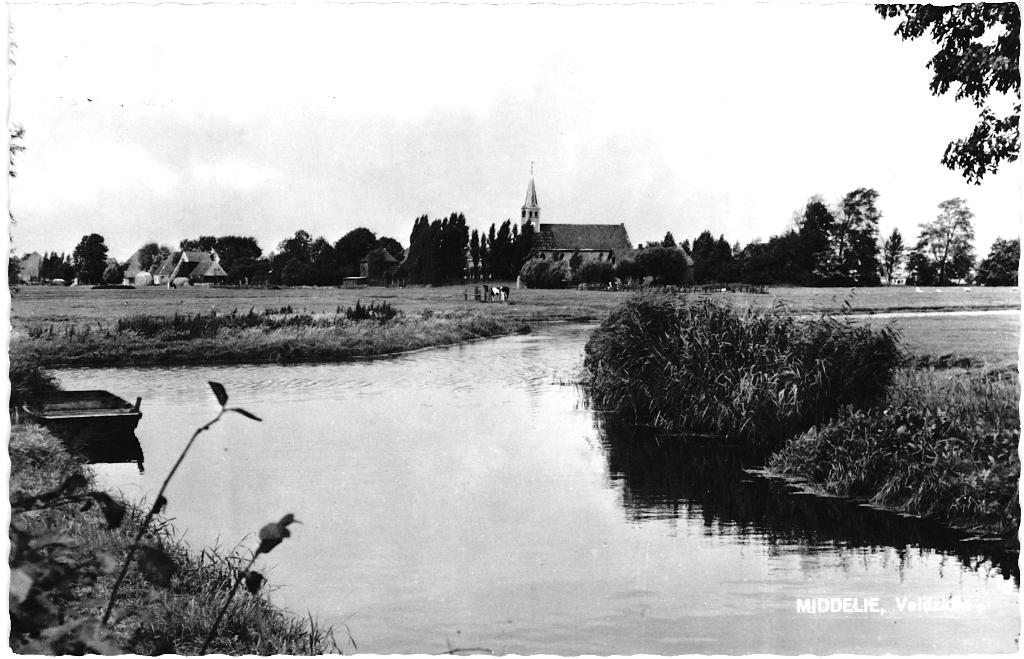 700875 Middelie NH 1969 Veldzicht Nette kaart onbeschreven