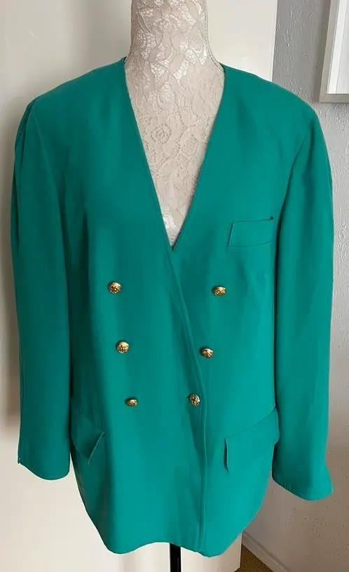 Markwald groen jasje maat 46 [DMv], Kleding | Dames, Maat 46/48 (XL) of groter, Ophalen of Verzenden, Zo goed als nieuw, Jasje