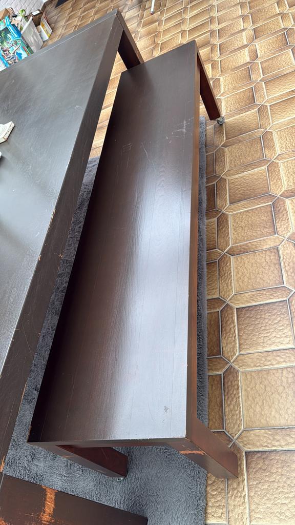 Eettafel, Huis en Inrichting, Tafels | Eettafels, Ophalen of Verzenden, Gebruikt, Rechthoekig, 50 tot 100 cm