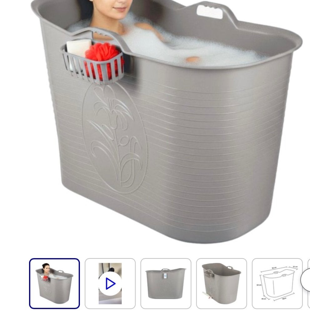 Kunstof bad, Badkuip, Ijsbad, Bath Bucket Plastic, Huis en Inrichting, Badkamer | Complete badkamers, Nieuw, Ophalen