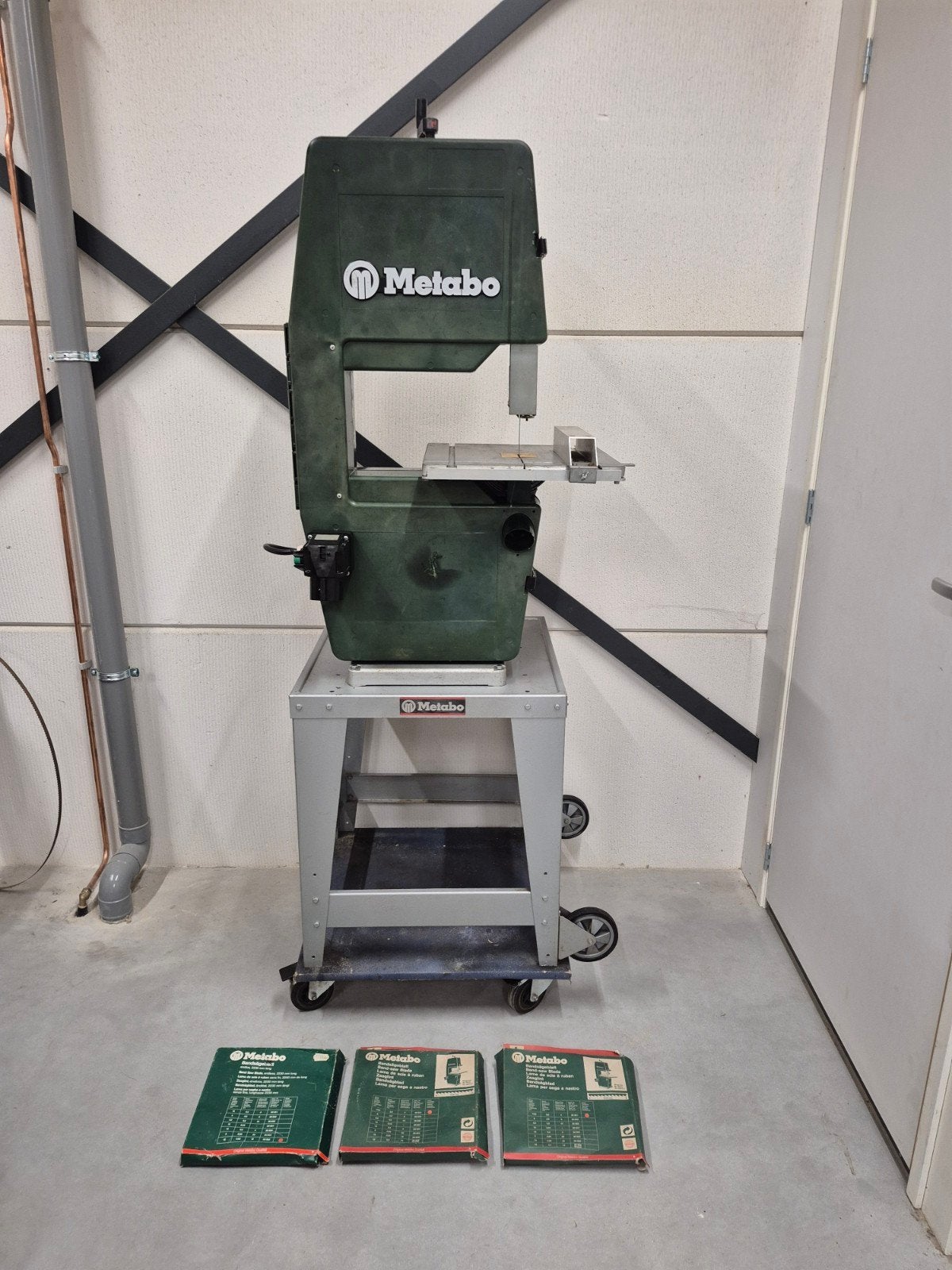 metabo,lintzaag,lintzaagmachine,230 volt,, Doe-het-zelf en Verbouw, Ophalen, Gebruikt, 70 mm of meer, 600 tot 1200 watt