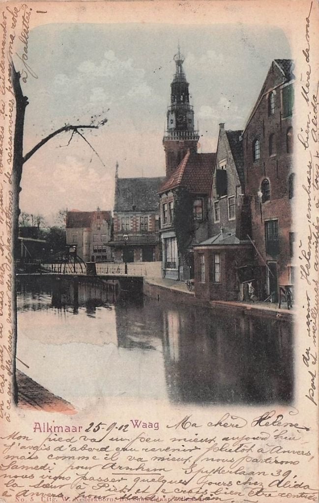 702-286-015 Alkmaar Waag, Verzenden, Voor 1920, Noord-Holland