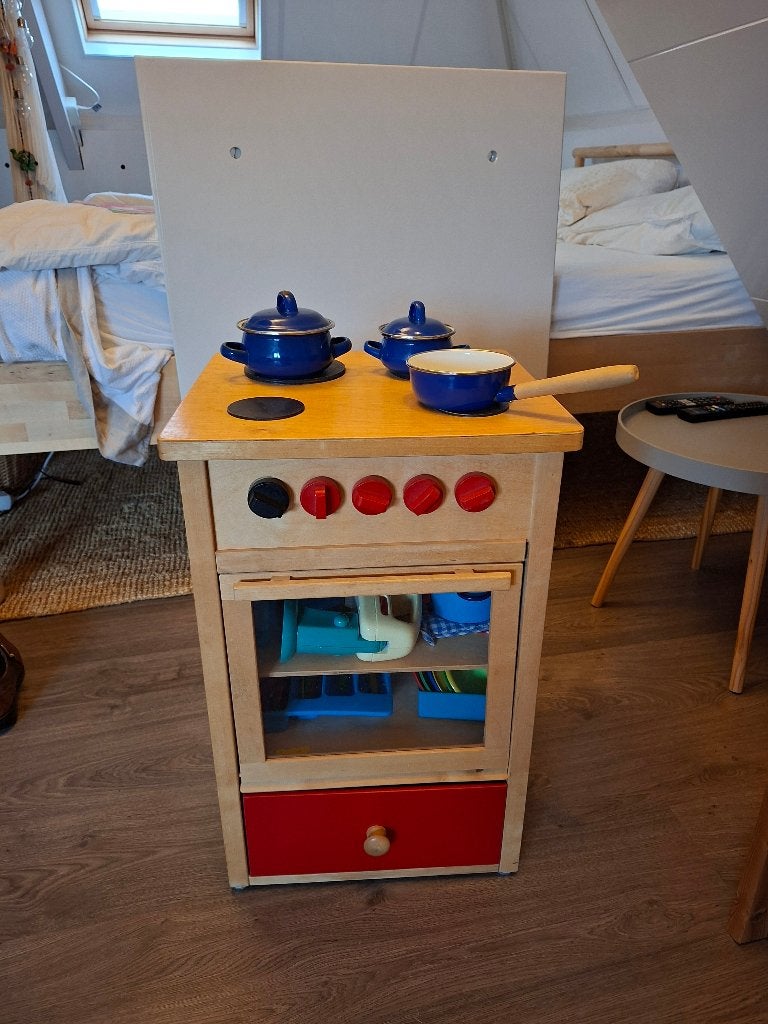 Speel fornuis, Ophalen, Gebruikt, Hout, Speelkeuken