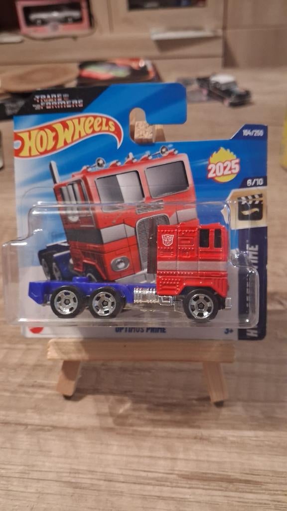 Hot wheels optimus prime, Ophalen of Verzenden, Zo goed als nieuw, Bus of Vrachtwagen