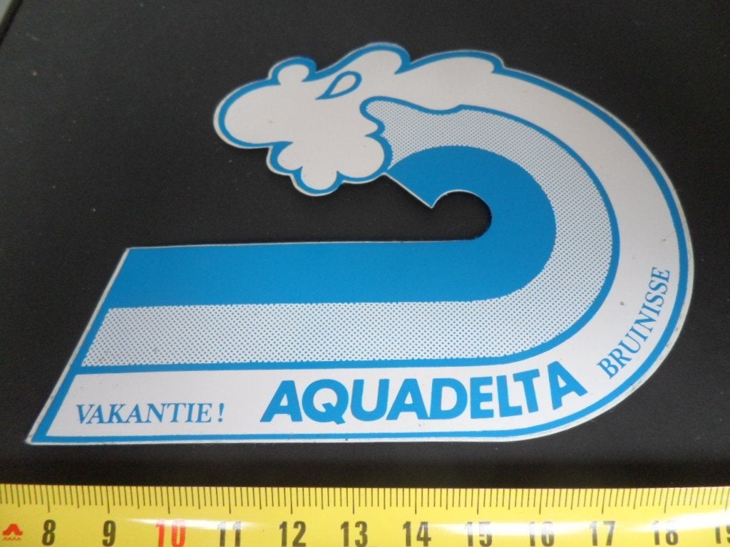 sticker strip zee golf vakantie! aquadelta bruinisse, Ophalen, Zo goed als nieuw