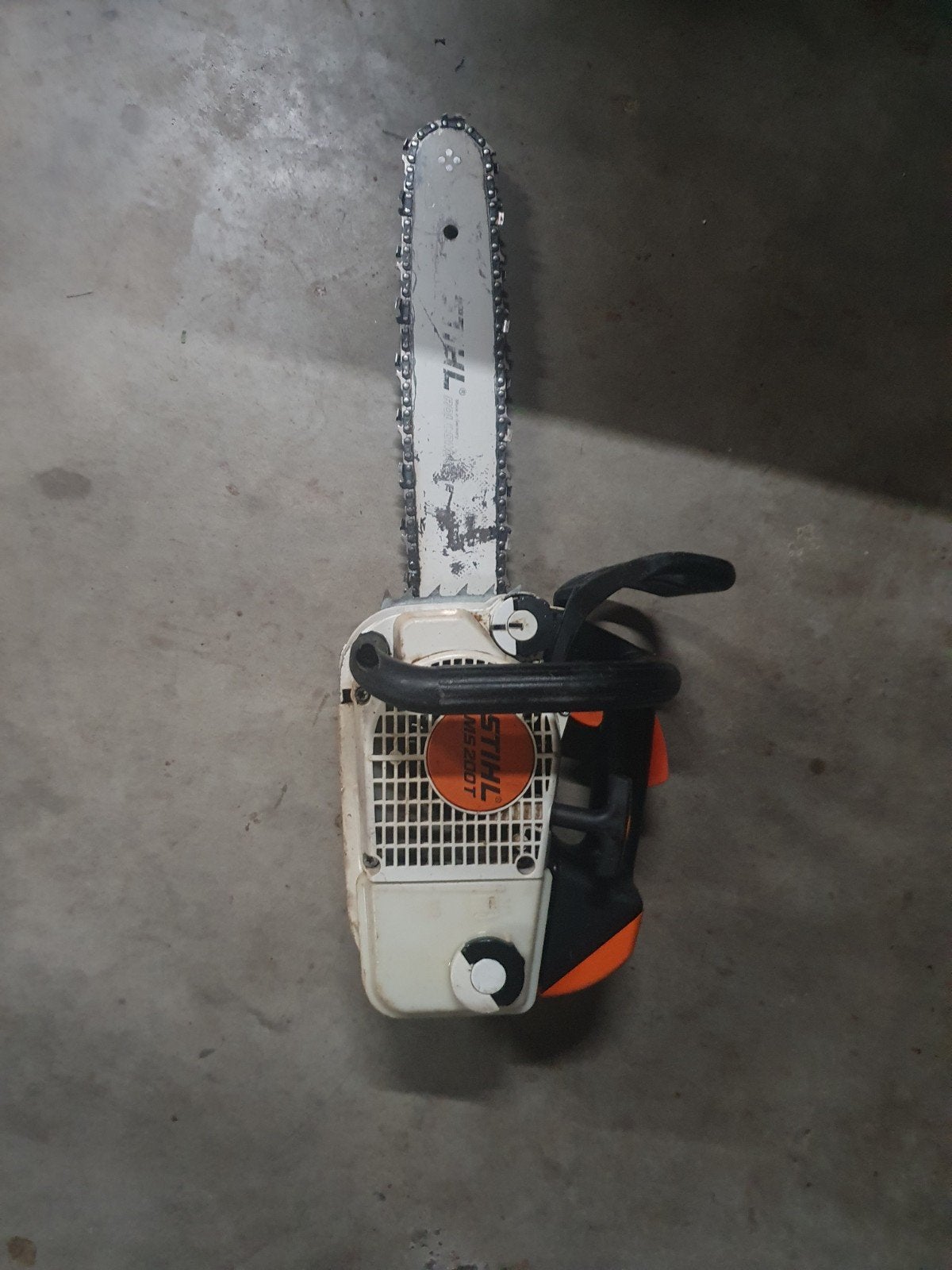 Stihl ms 200t motorzaag, Tuin en Terras, Hand-tuingereedschap, Ophalen, Gebruikt