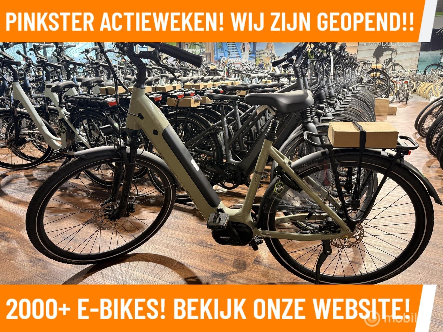 Van Dijck Leto MEGA DEALS Bafang Motor MAGAZIJN OPRUIMING!, 51 tot 55 cm, Nieuw, Overige merken