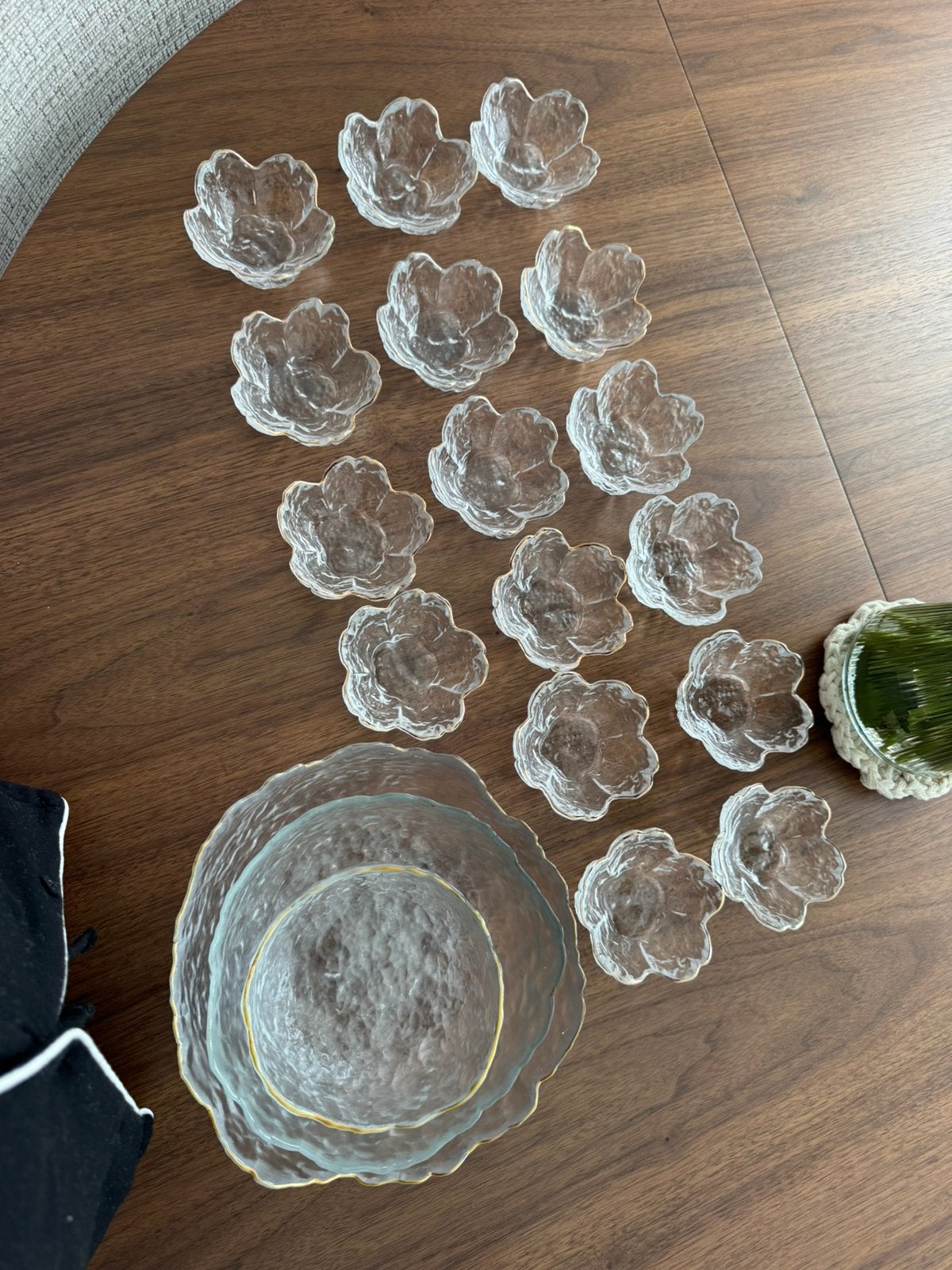 Kleine en grote schalen, Ophalen, Overige stijlen, Glas, Schaal of Schalen