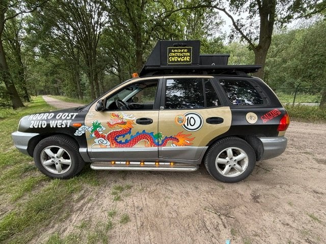 Carbage run auto Hyundai Santa Fe 2.4 I 16V 4WD 2003, Auto's, Hyundai, 145 pk, Santa Fe, 1618 kg, 1650 kg