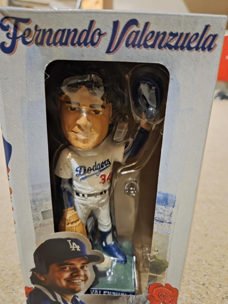 Dodgers Fernando Valenzuela poppetje - Nieuw, Ophalen of Verzenden, Nieuw, Honkbal, Overige typen