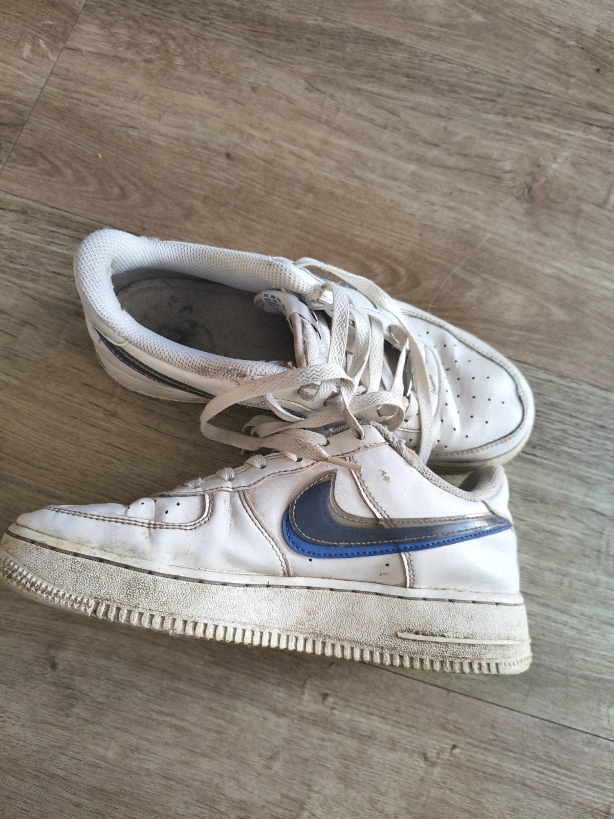 Nike Air Force 1 maat 38,5, Wit, Ophalen of Verzenden, Gedragen, Nike Air Force