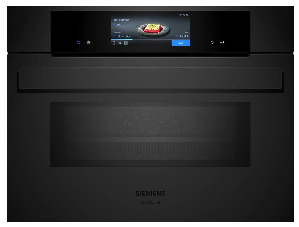 Siemens combi oven mat zwart type CM978GMM1, NIEUW, Ophalen, Combi-oven, Inbouw, 55 tot 60 cm