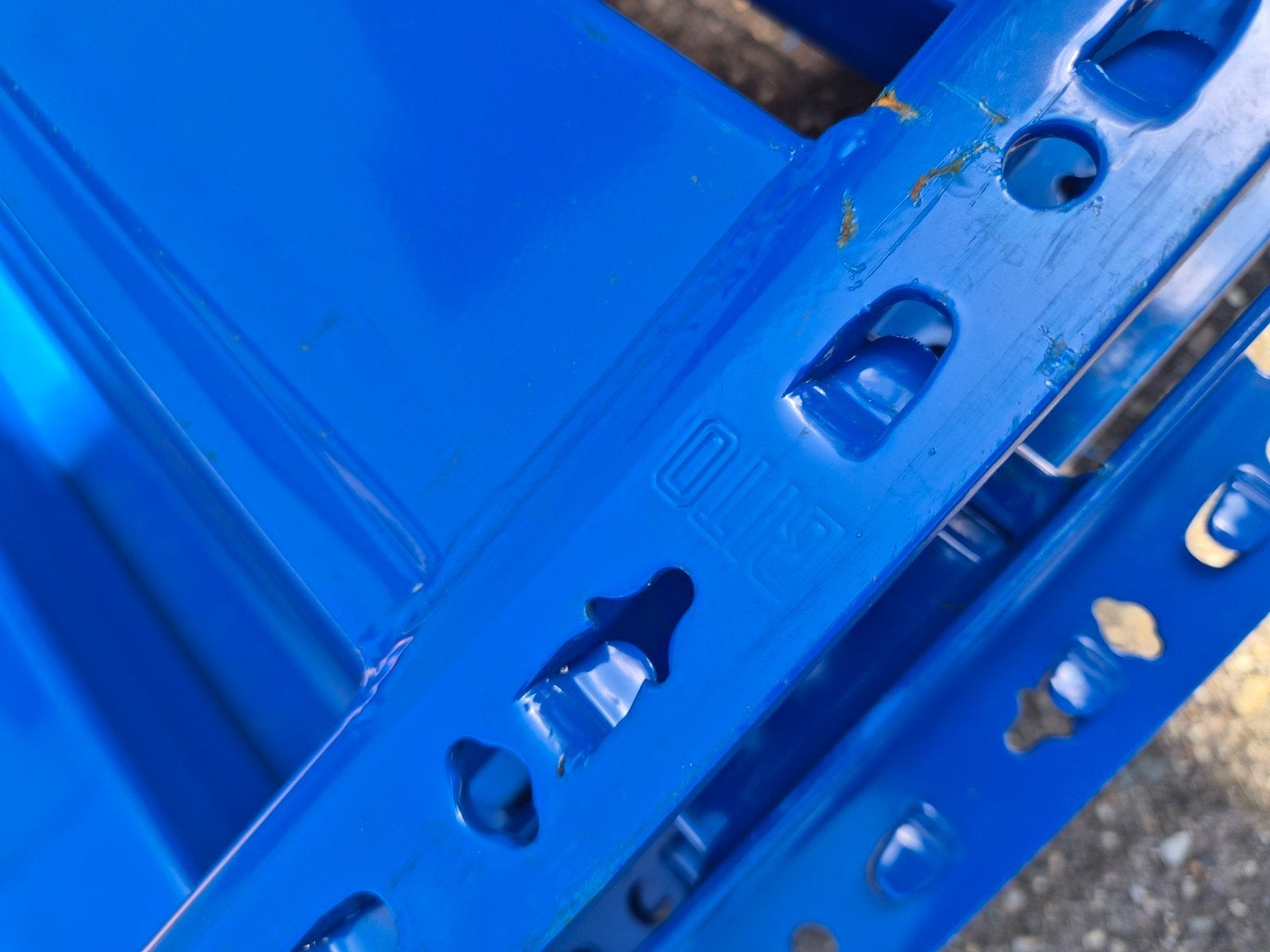 14 Bito Stelling Ligger Blauw 2700 mm - Gebruikt, Ophalen