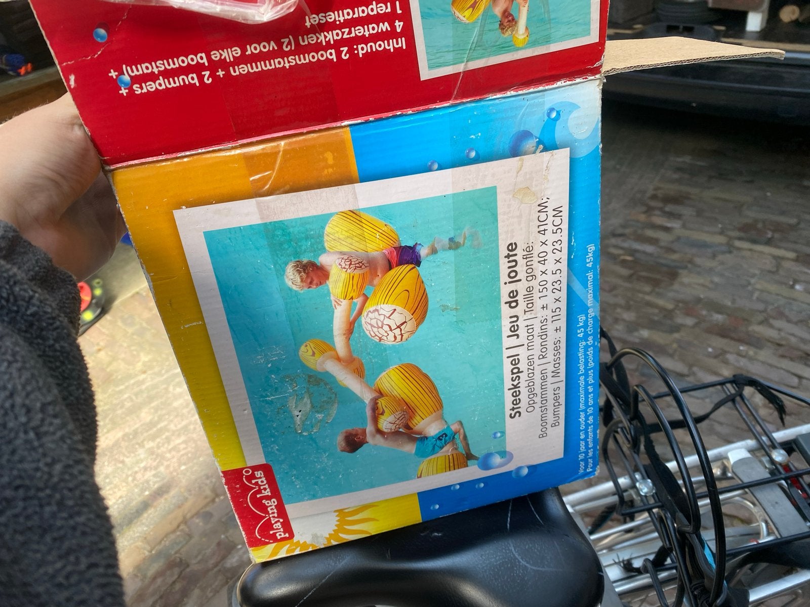 Steekspel Jeu de Joute - Opblaasbaar Water Speelgoed, Ophalen of Verzenden, Gebruikt