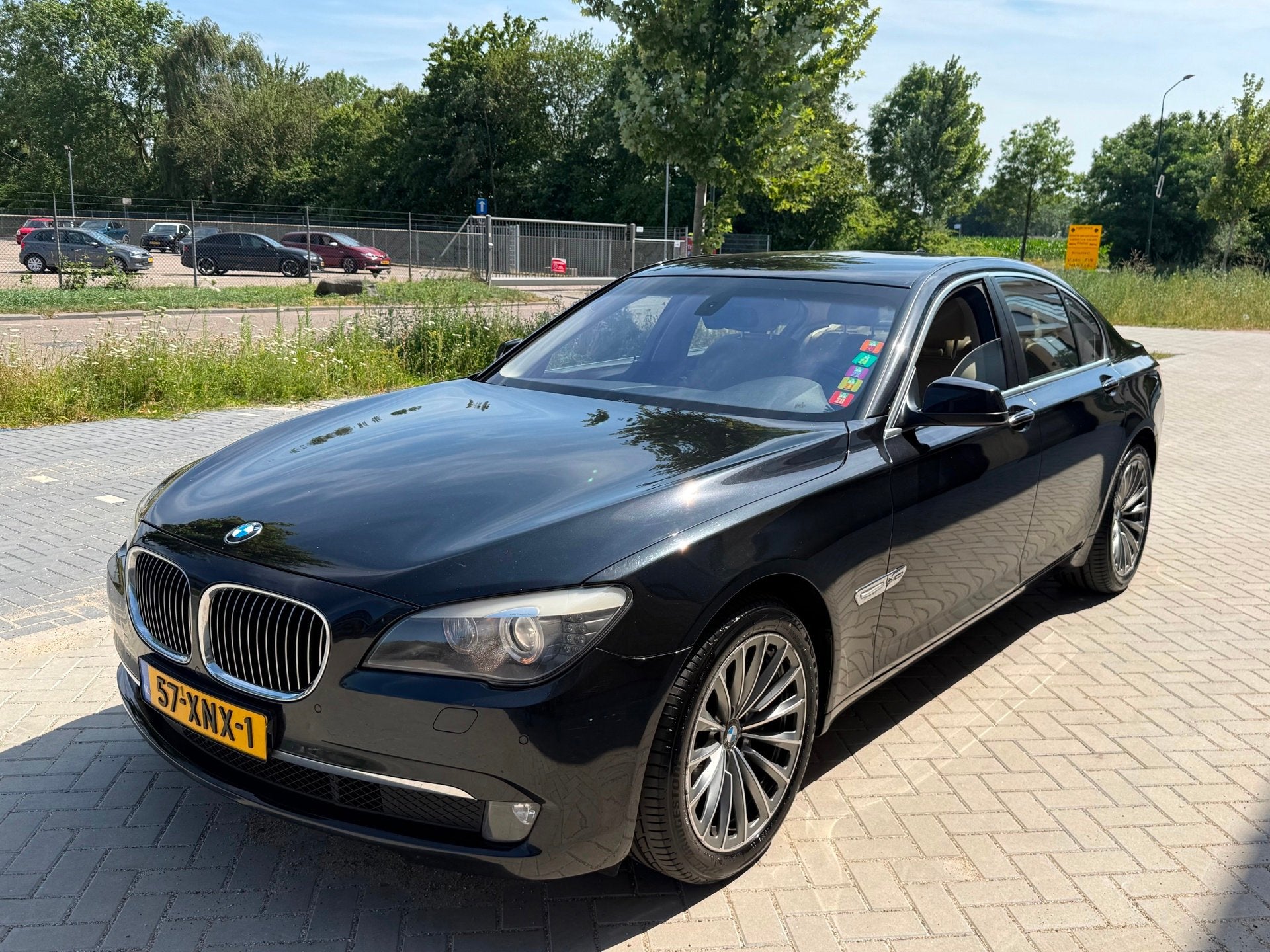 BMW 7-serie 740d xDrive Executive (bj 2012) CAMERA|XENON|LEE, Auto's, Automaat, Euro 5, Gebruikt, Beige